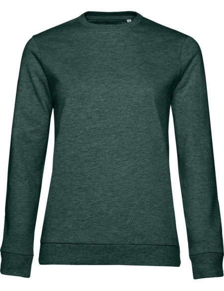 Dámská mikina bez kapuce #Set In - Heather dark green S