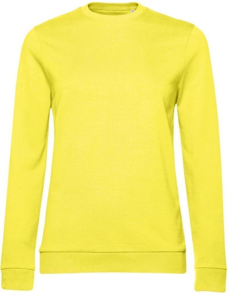 Dámská mikina bez kapuce #Set In - Solar yellow XXL
