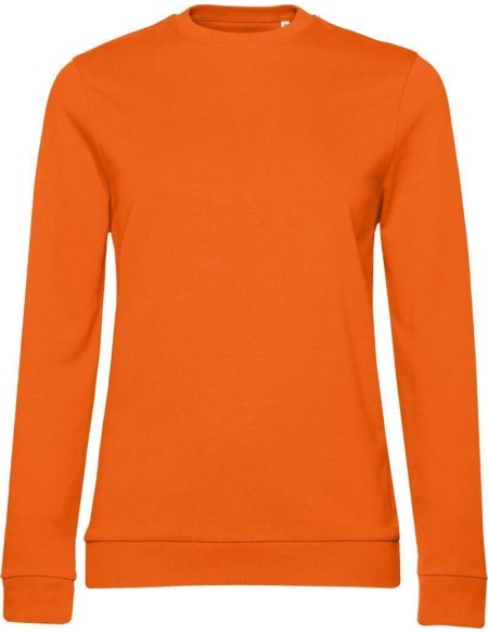 Damen-Sweatshirt ohne Kapuze #Set In - Pure Orange XXL