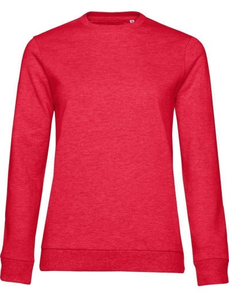 Damen-Hoodie #Set In - Heather red XL