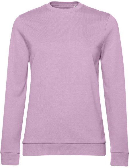 Dámská mikina bez kapuce #Set In - Candy pink L