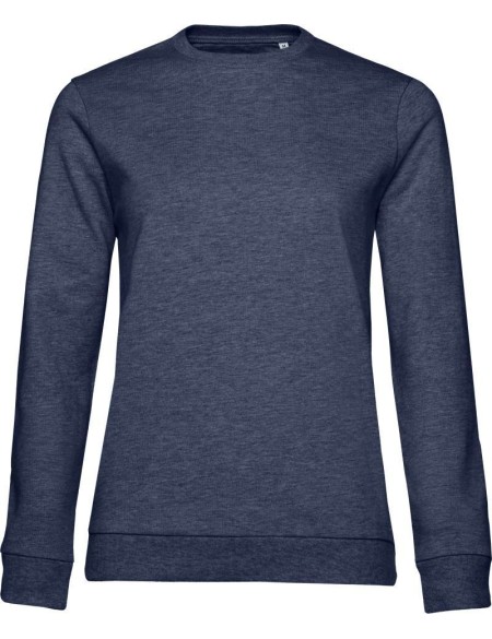 Damen-Hoodie #Set In - Heather Navy XS