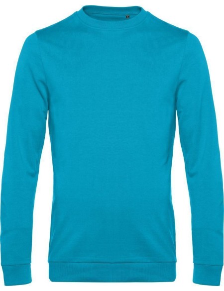 Herren-Sweatshirt ohne Kapuze #Set in - Hawaiiblau M