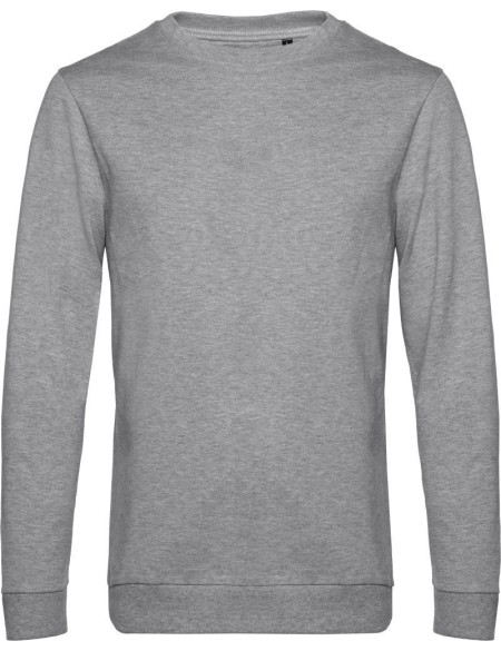 Pánská mikina bez kapuce #Set in - Heather grey 3XL