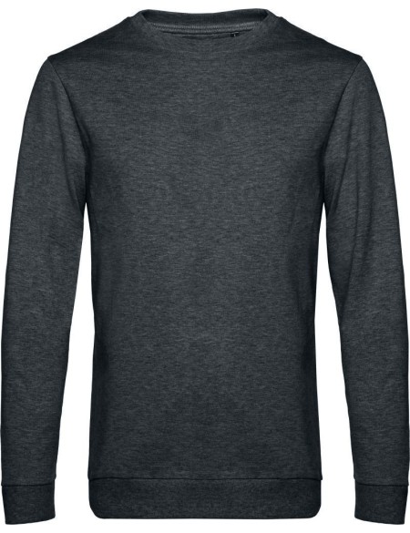 Herren-Sweatshirt ohne Kapuze #Set in - Heather Asphalt XXL