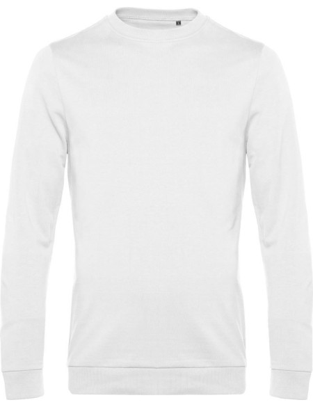 Herren Kapuzenpullover ohne Kapuze #Set in - Weiß XL