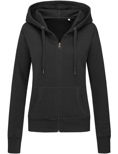 Dámská mikina s kapucí Stedman 5710 - Black opal XL