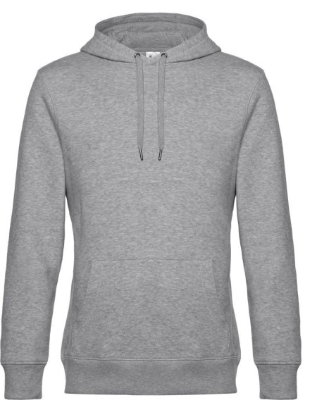 Pánská mikina s kapucí KING Hooded - Heather grey XS