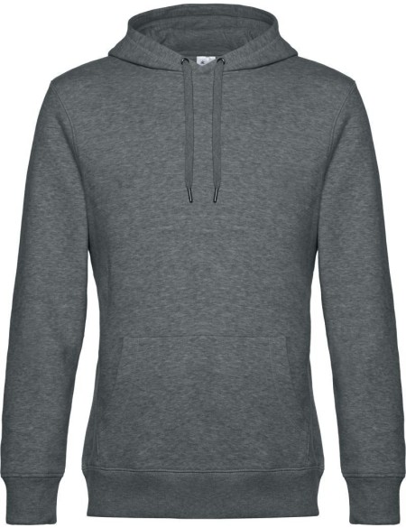 Pánská mikina s kapucí KING Hooded - Heather mid grey M