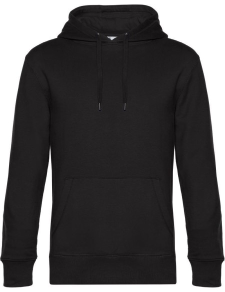 Herren Kapuzenpullover KING Hooded - Black pure S