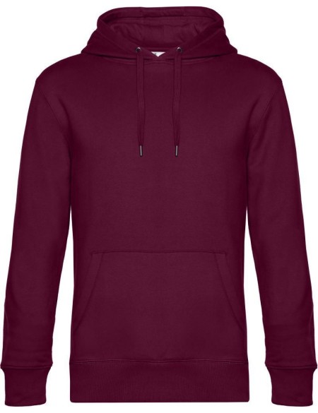 Herren Kapuzenpullover KING Hooded - Dark Cherry M