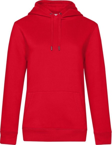 Damen Kapuzenpullover KING Hooded - Rot XL