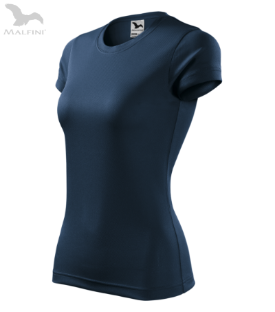 Damen-Sport-T-Shirt FANTASY - Marineblau XS
