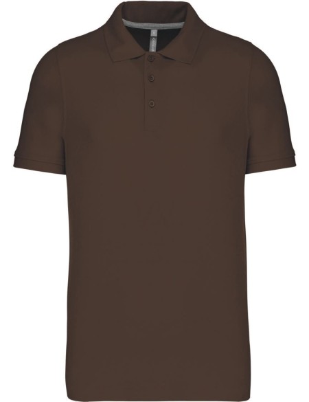 Herren-Poloshirt Kariban K241 – Schokolade 4XL