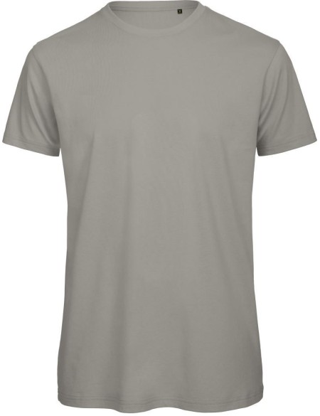 Herren T-Shirt B+C Inspire T aus Bio-Baumwolle - Hellgrau S