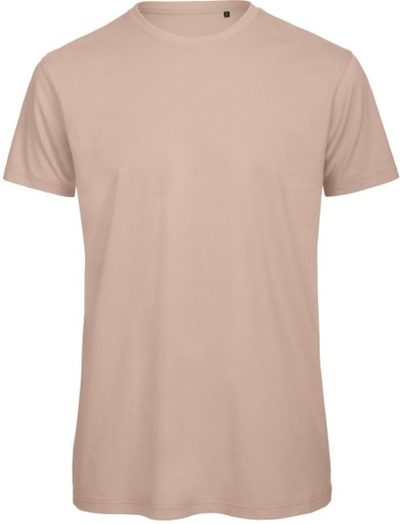 Herren T-Shirt B+C Inspire T aus Bio-Baumwolle - Millennial Pink L