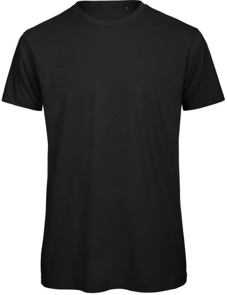 Herren T-Shirt B+C Inspire T aus Bio-Baumwolle - Schwarz L