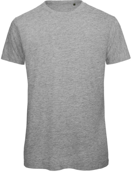 Herren-T-Shirt B+C Inspire T aus Bio-Baumwolle – Sportgrau M