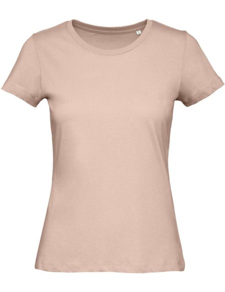 Dámské tričko B+C Inspire T z bio bavlny - Millennial pink S