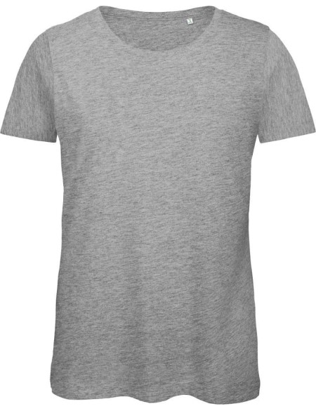 Damen T-Shirt B+C Inspire T aus Bio-Baumwolle - Sportgrau S