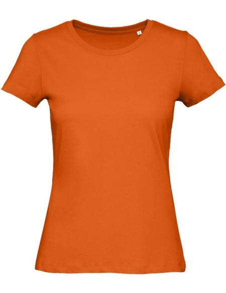 Damen T-Shirt B+C Inspire T aus Bio-Baumwolle - Urban Orange L