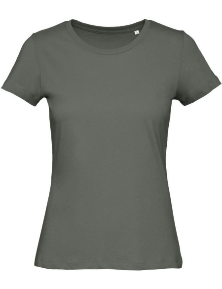 Dámské tričko B+C Inspire T z bio bavlny - Millennial khaki XS