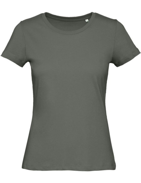 Dámské tričko B+C Inspire T z bio bavlny - Millennial khaki L