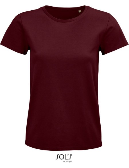 Damen T-Shirt Pioneer - Burgund S