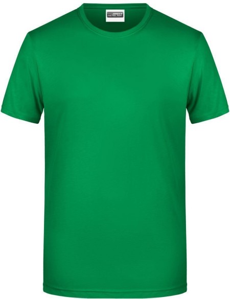 Pánské tričko z bio bavlny James+Nicholson 8008 - Fern green 3XL
