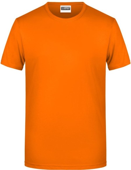 James+Nicholson Herren-T-Shirt aus Bio-Baumwolle 8008 – Orange S