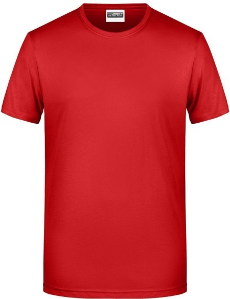 James+Nicholson 8008 Herren-T-Shirt aus Bio-Baumwolle – Rot XXL
