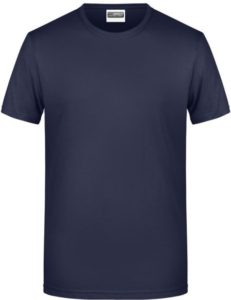 Pánské tričko z bio bavlny James+Nicholson 8008 - Navy XXL