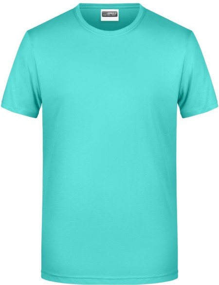 James+Nicholson 8008 Herren-T-Shirt aus Bio-Baumwolle – Mint L