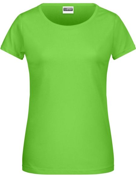 Damen-T-Shirt aus Bio-Baumwolle James+Nicholson 8007 – Oliv