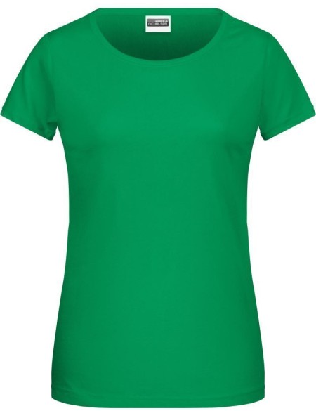 Dámské tričko z bio bavlny James+Nicholson 8007 - Fern green XL