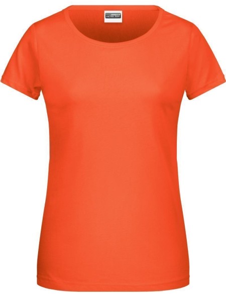 Dámské tričko z bio bavlny James+Nicholson 8007 - Coral XL