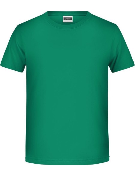 James+Nicholson T-Shirt aus Bio-Baumwolle für Jungen 8008B – Irischgrün L