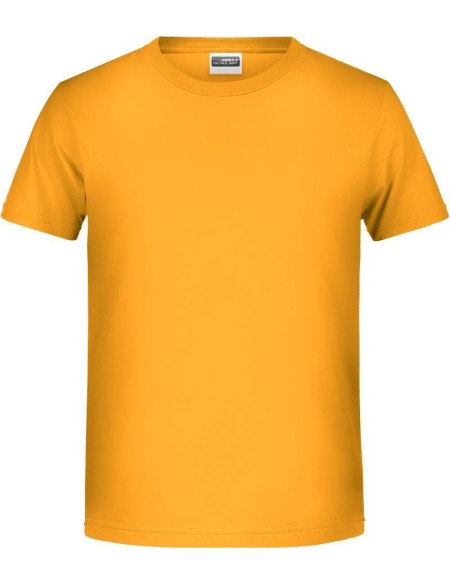 Chlapecké tričko z bio bavlny James+Nicholson 8008B - Gold yellow S