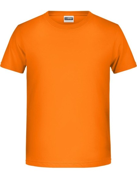 James+Nicholson Bio-Baumwoll-T-Shirt für Jungen 8008B – Orange XS