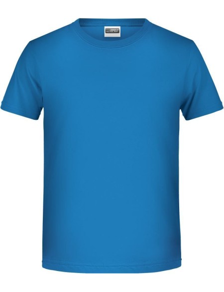 James+Nicholson 8008B Jungen-T-Shirt aus Bio-Baumwolle – Cobalt S