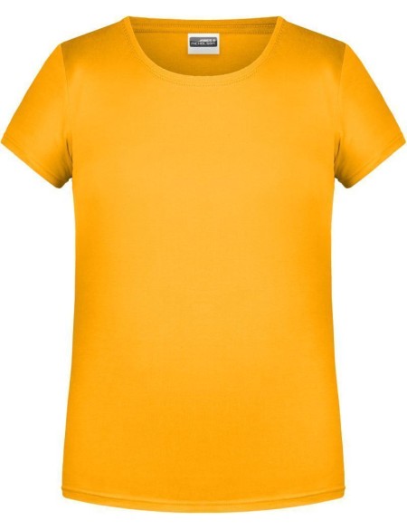 Dívčí tričko z bio bavlny James+Nicholson 8007G - Gold yellow M