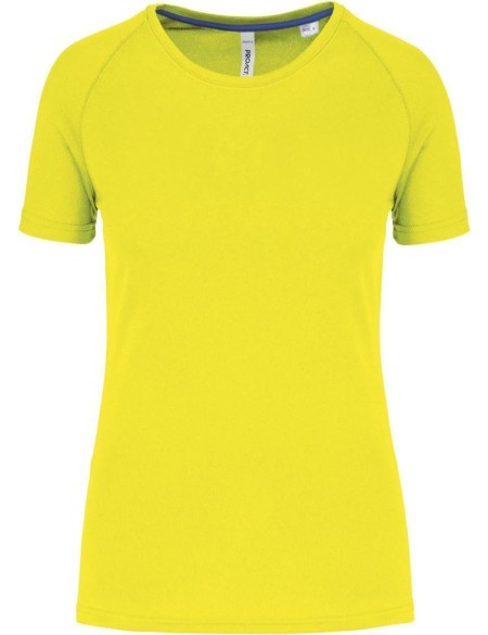 Damen-Sport-T-Shirt Kariban PA4013 – Fluoreszierendes Gelb M