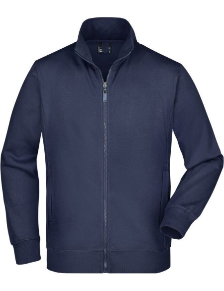 James+Nicholson JN46 Herren-Kapuzenpullover mit Reißverschluss, Marineblau, 3XL