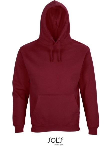 Unisex Kapuzenpullover CONDOR - Burgunderrot 3XL