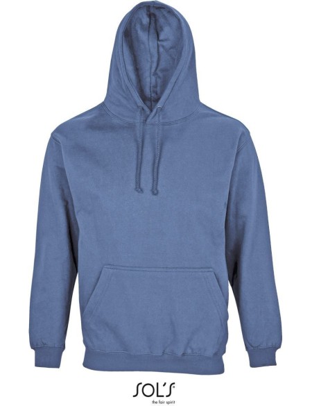 Unisex mikina s kapucí CONDOR - Blue L