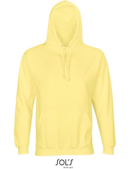 Unisex mikina s kapucí CONDOR - Light yellow M