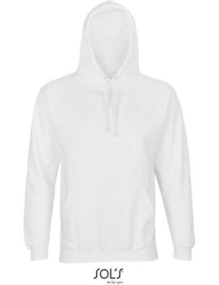 Unisex mikina s kapucí CONDOR - Bílá M
