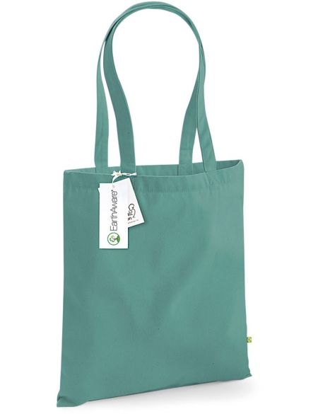 EarthAware Bio-Baumwolltasche – Salbeigrün
