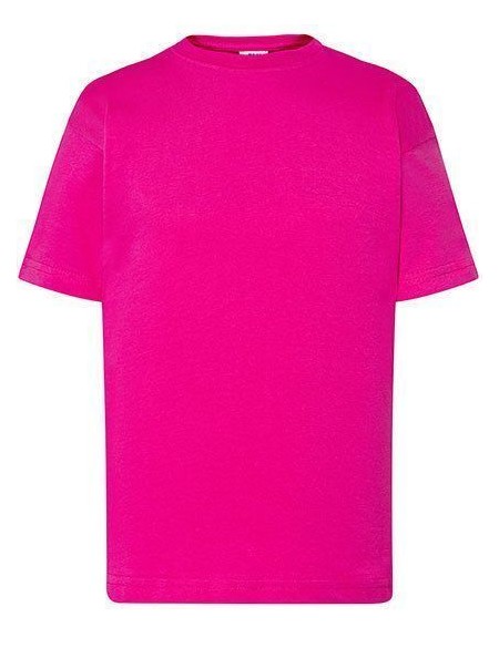 Kinder-T-Shirt mit kurzen Ärmeln TSRK150 – Fuchsia 12/14 Jahre