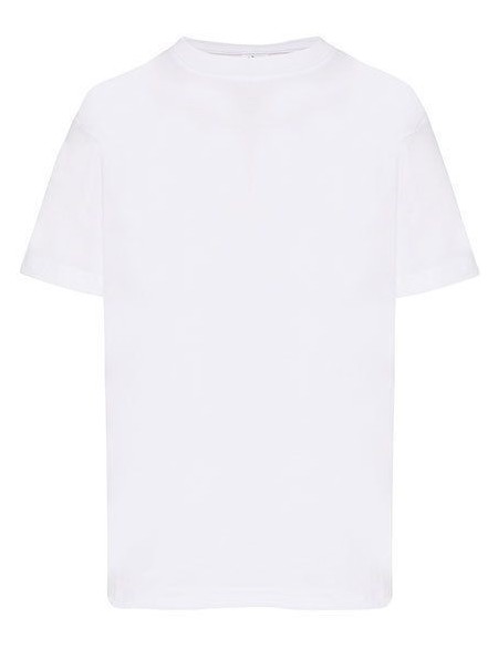 Kinder-T-Shirt mit kurzen Ärmeln TSRK150 – Weiß 9/11 Jahre